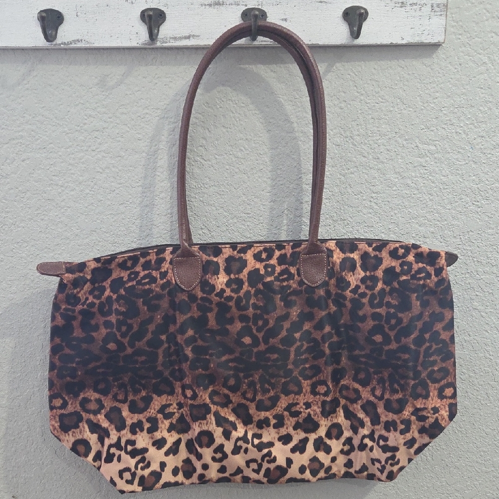Leopard Print Tote Bag